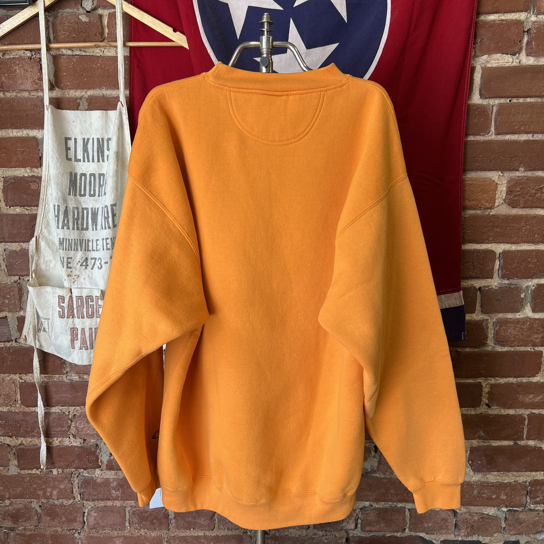 Vintage Tennessee Volunteers Crewneck Sweatshirt Orange Mens Large