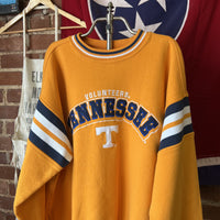 Vintage Tennessee Volunteers Sweatshirt Orange Lee Sport Mens Large