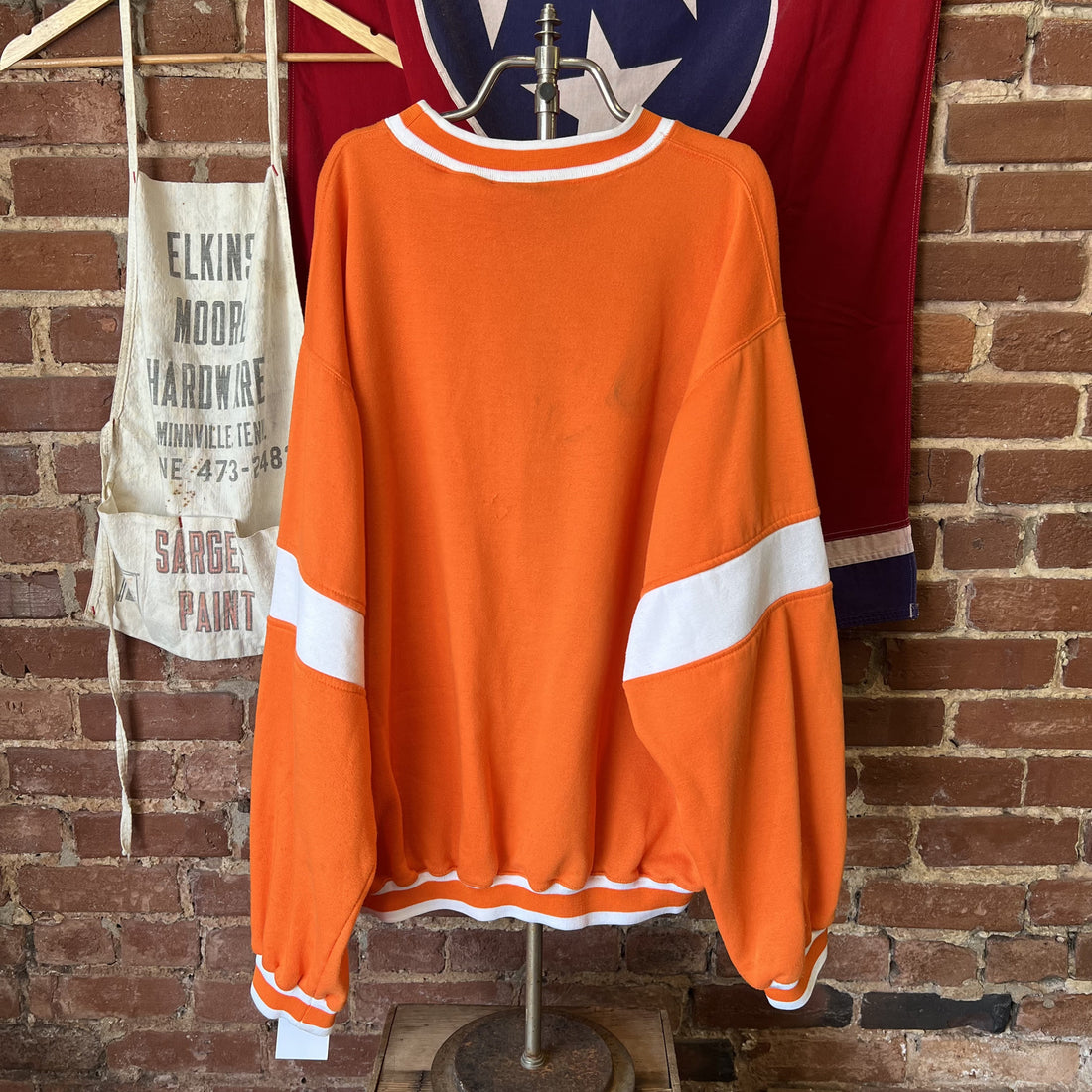 Vintage Tennessee Volunteers Sweatshirt Collegiate Orange Mens XL