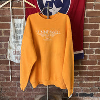 Vintage Tennessee Volunteers Sweatshirt Orange AS Sports Mens XL