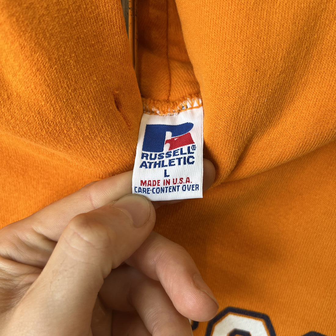 Vintage Tennessee Volunteers Sweatshirt Russell Athletic Made in USA Mens Large