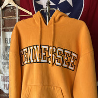 Vintage Tennessee Volunteers Sweatshirt Orange Boxy Cropped Hoodie Womens Medium