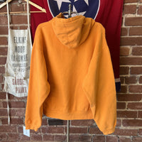 Vintage Tennessee Volunteers Sweatshirt Orange Boxy Cropped Hoodie Womens Medium
