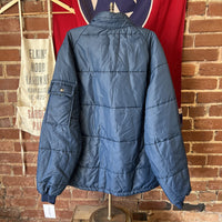 Vintage University of Tennessee Volunteers Puffer Jacket Blue Artex Mens Large
