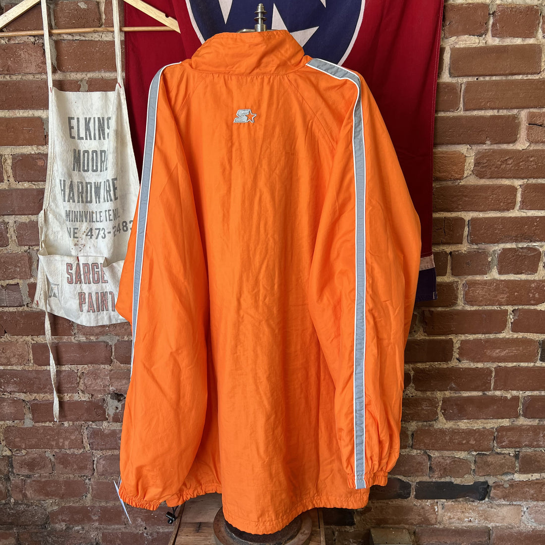 Vintage Tennessee Volunteers Starter Jacket Windbreaker Orange Mens XL