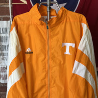 Vintage Tennessee Volunteers Adidas Jacket Windbreaker Orange Mens Medium