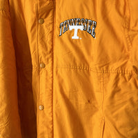 Vintage Tennessee Volunteers Starter Jacket Puffer Orange Mens Large