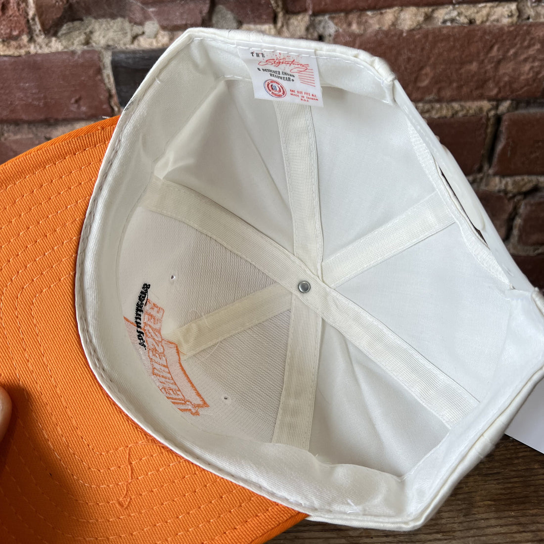 Vintage Tennessee Volunteers Hat Signature White and Orange