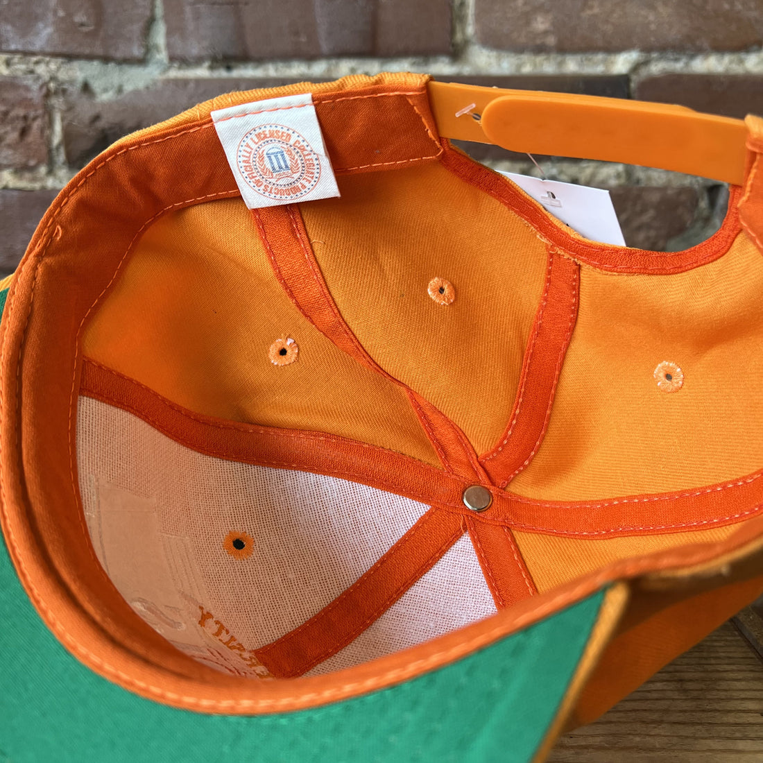 Vintage Tennessee Volunteers Hat Collegiate Products Orange and White