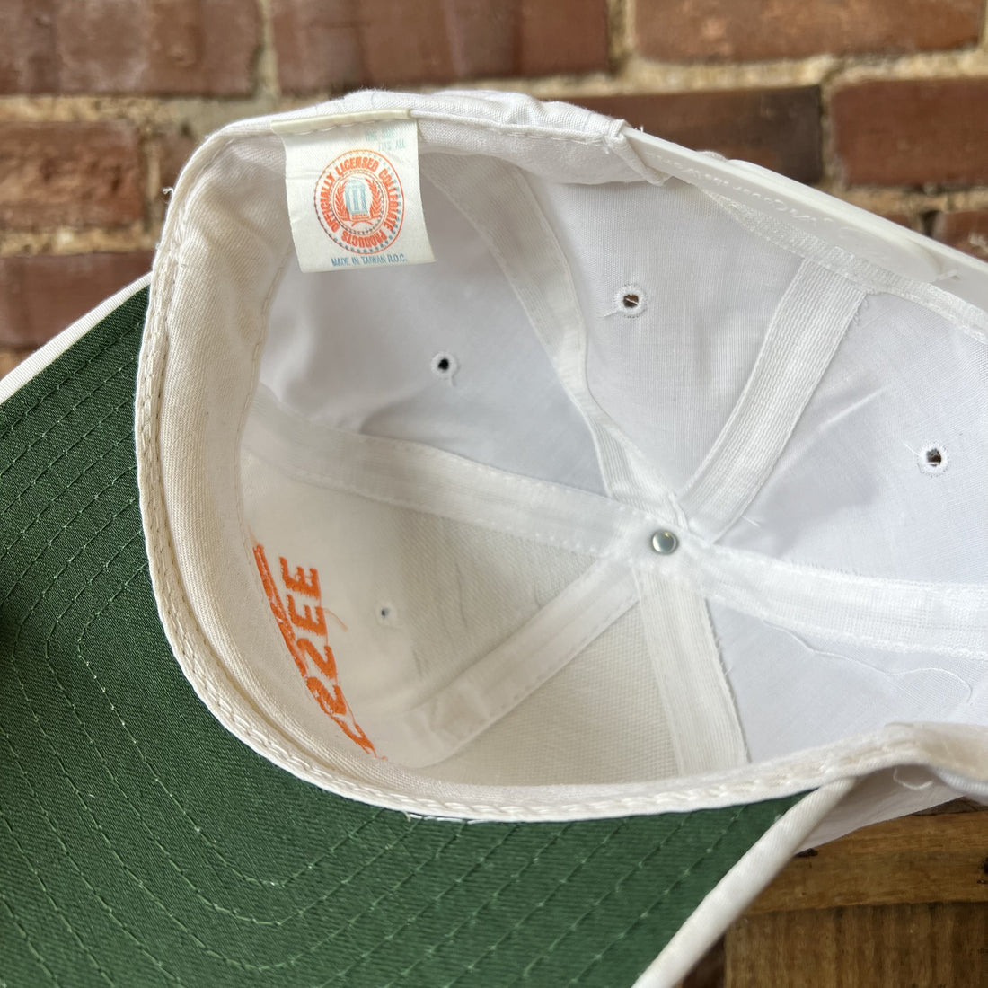Vintage Tennessee Volunteers Hat Collegiate Products White and Orange