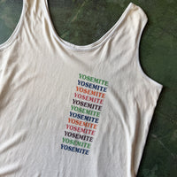 Vintage 1980s Yosemite Tank Top Textile Prints Men's XL
