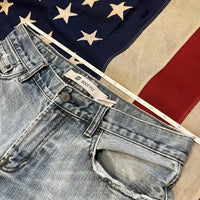 Vintage Gap Bootcut Jeans Faded and Distressed Medium Wash 32x32