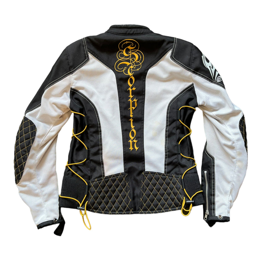SCORPION EXOSKELETON MOTORCYCLE JACKET BLACK SMALL - 2000S