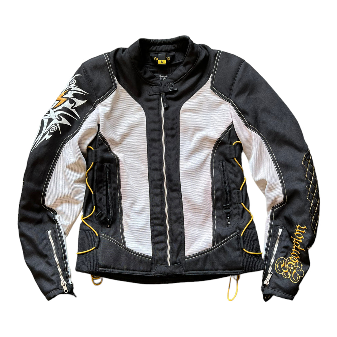 SCORPION EXOSKELETON MOTORCYCLE JACKET BLACK SMALL - 2000S