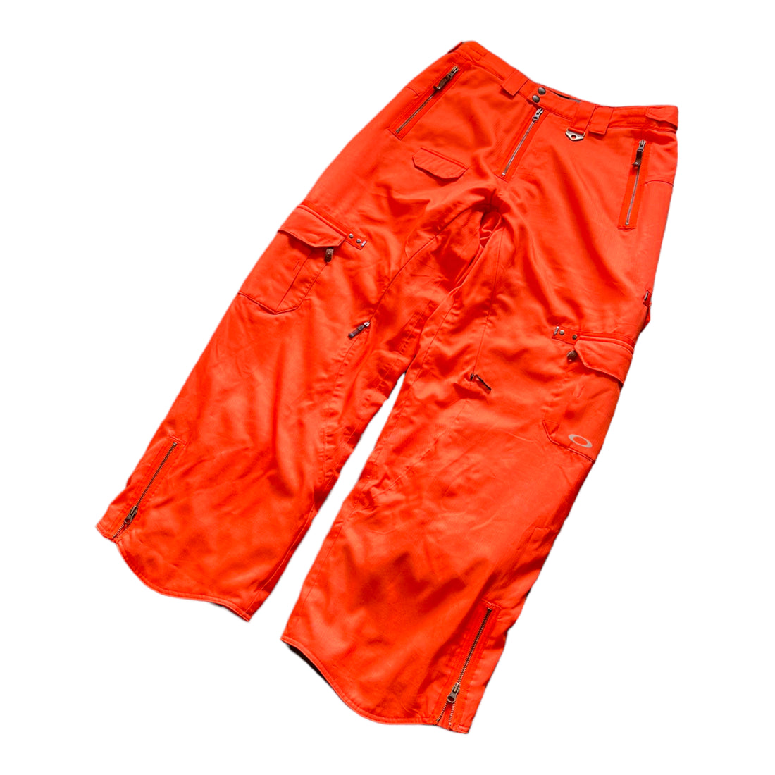 OAKLEY SOFTWARE SNOWBOARDING PANTS ORANGE LARGE - 1990S