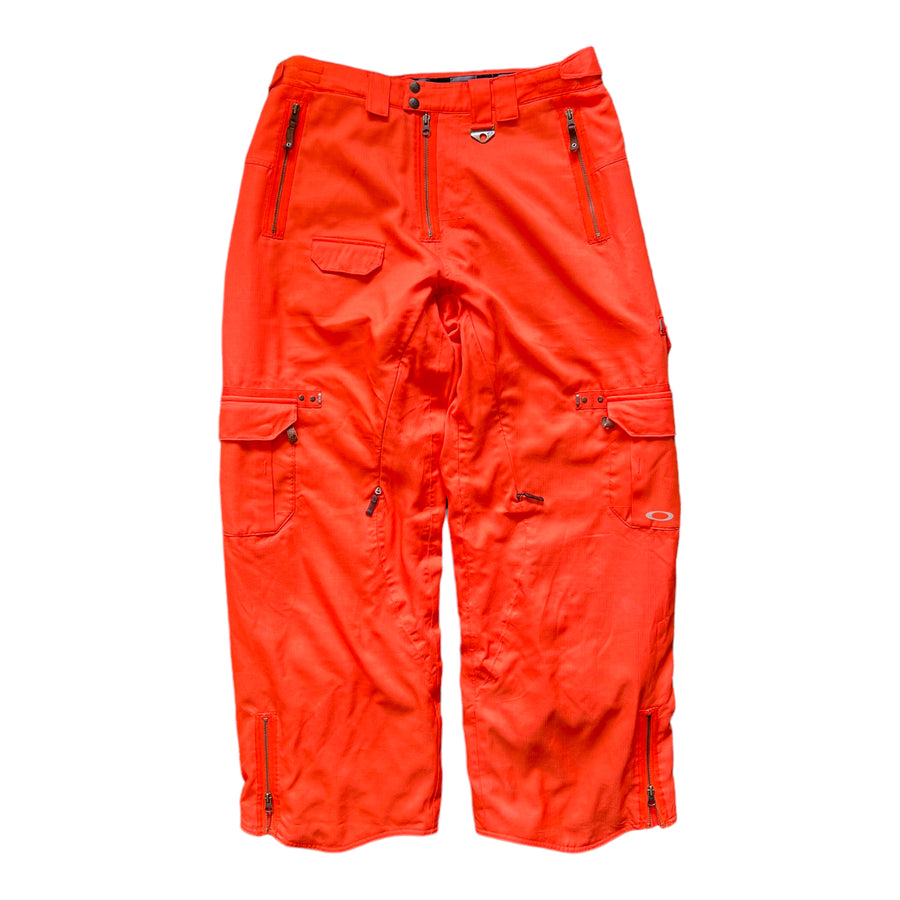 OAKLEY SOFTWARE SNOWBOARDING PANTS ORANGE LARGE - 1990S