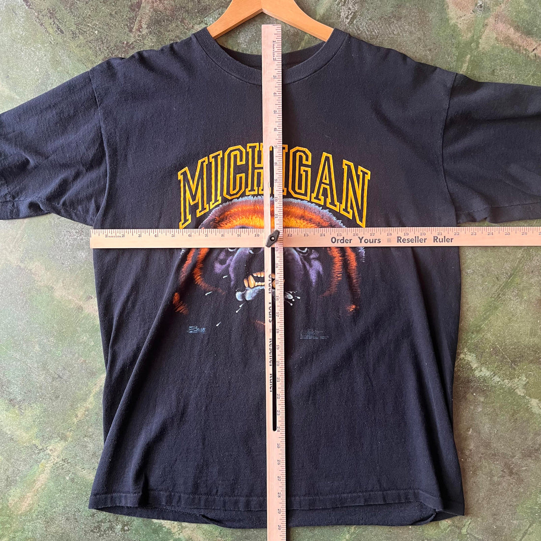 1991 Salem Sportswear Michigan Wolverines T Shirt XL Vintage