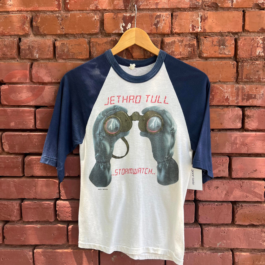 Vintage Jethro Tull Stormwatch T Shirt 70s Raglan Band Tee Small