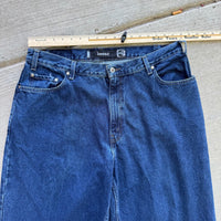 Vintage 90's Levi's Silver Tab Loose Dark Wash Baggy Skater Denim Men's 38 x 38