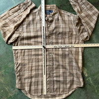 Vintage Polo Ralph Lauren Lowell Sport Button Up Brown M