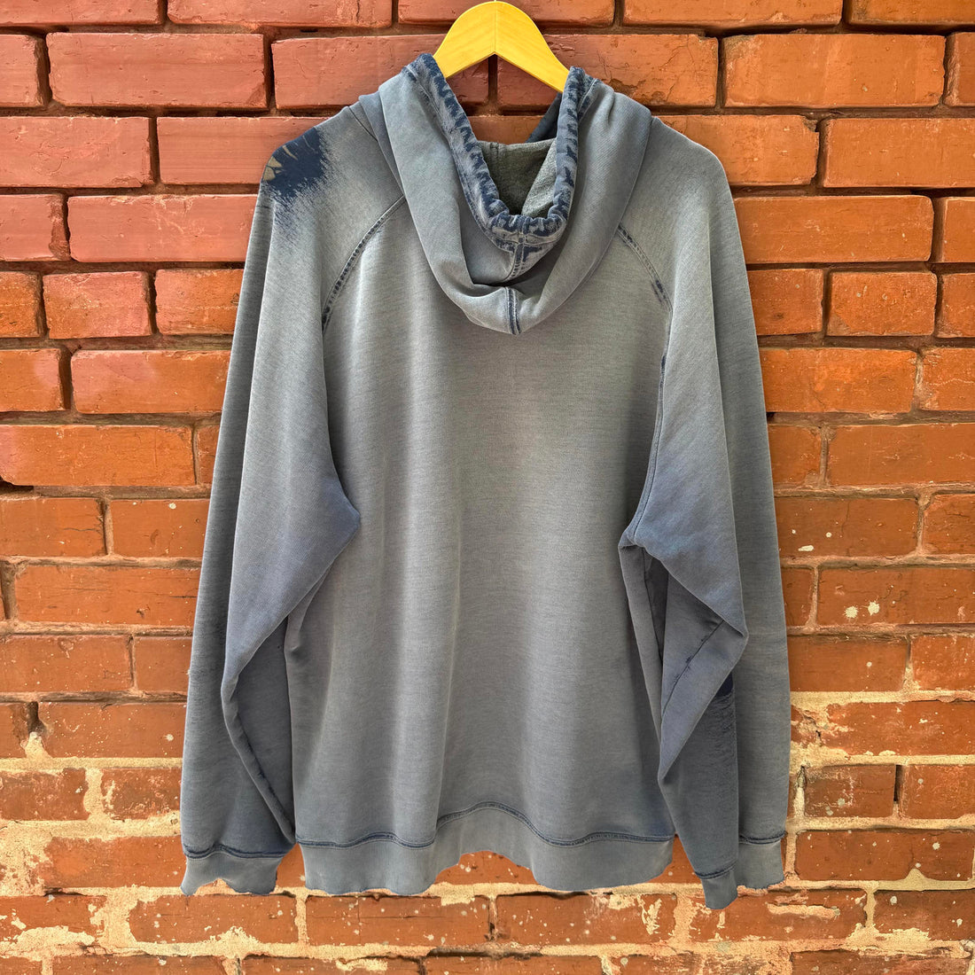 Vintage 2000's Faded Thrashed Navy Nike Pullover Essentials Hoodie XL