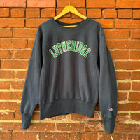 Vintage 90s Lutheridge Navy Champion Reverse Weave Crewneck Sweatshirt Medium