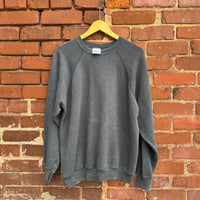 Vintage Made in USA Gray Tultex Blank Pullover Crewneck Sweatshirt XL