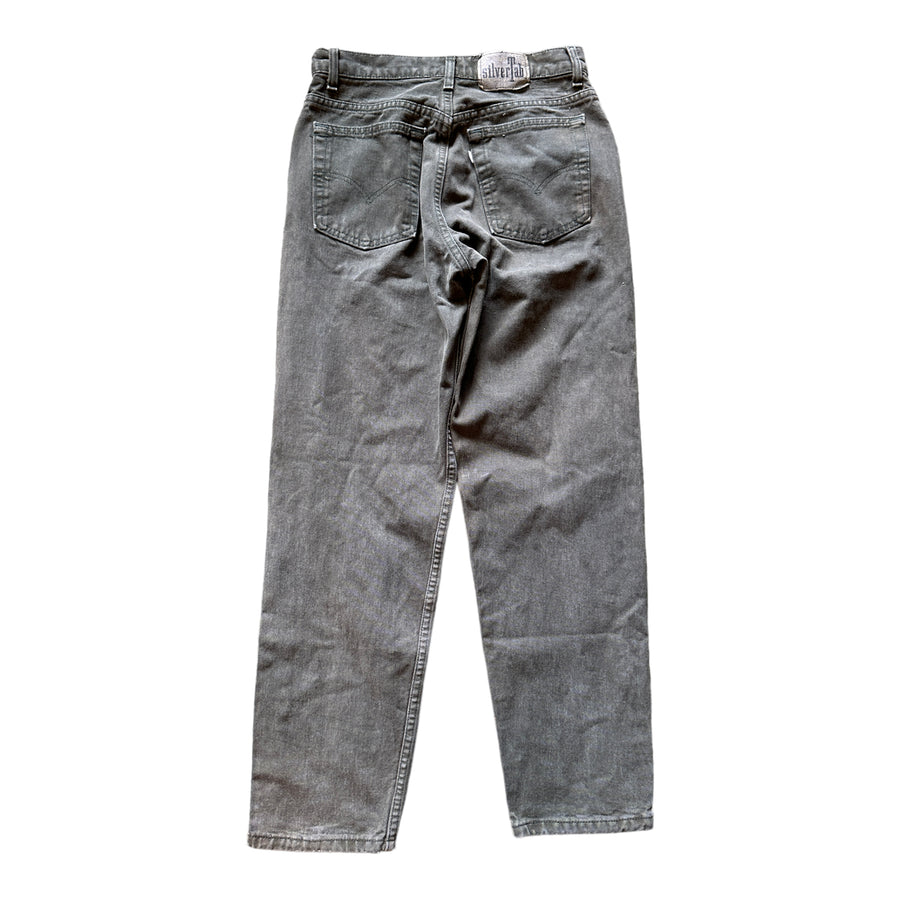 LEVI’S SILVERTAB BAGGY OVERDYED JEANS GREEN ‘30X32’ - 1990S