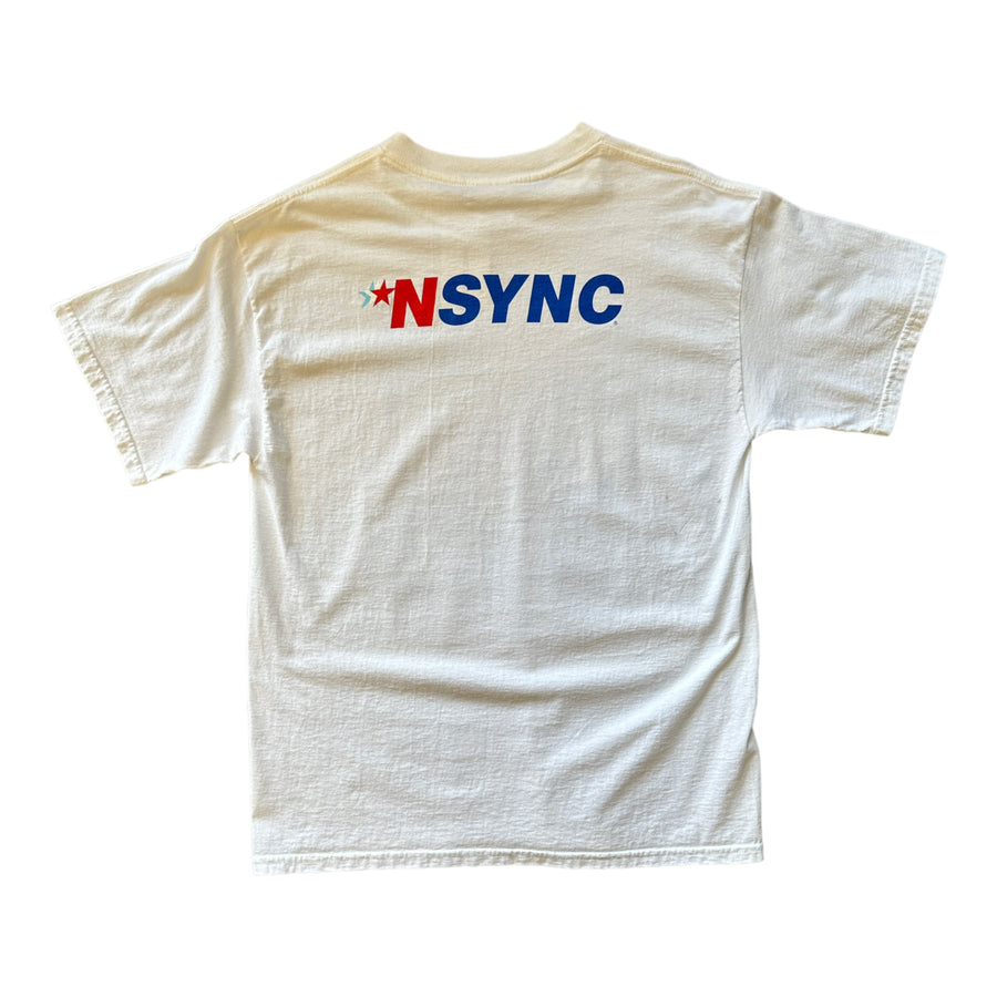 1998 *NSYNC PORTRAIT T-SHIRT WHITE ‘LARGE’ - 1990S