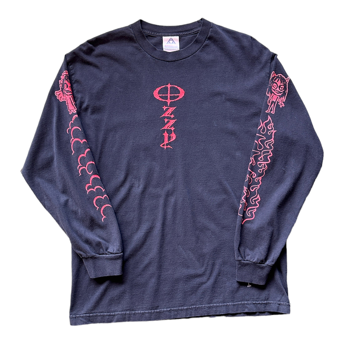 2001 OZZY OSBOURNE LONG SLEEVED T-SHIRT BLACK ‘LARGE’ - 2000S