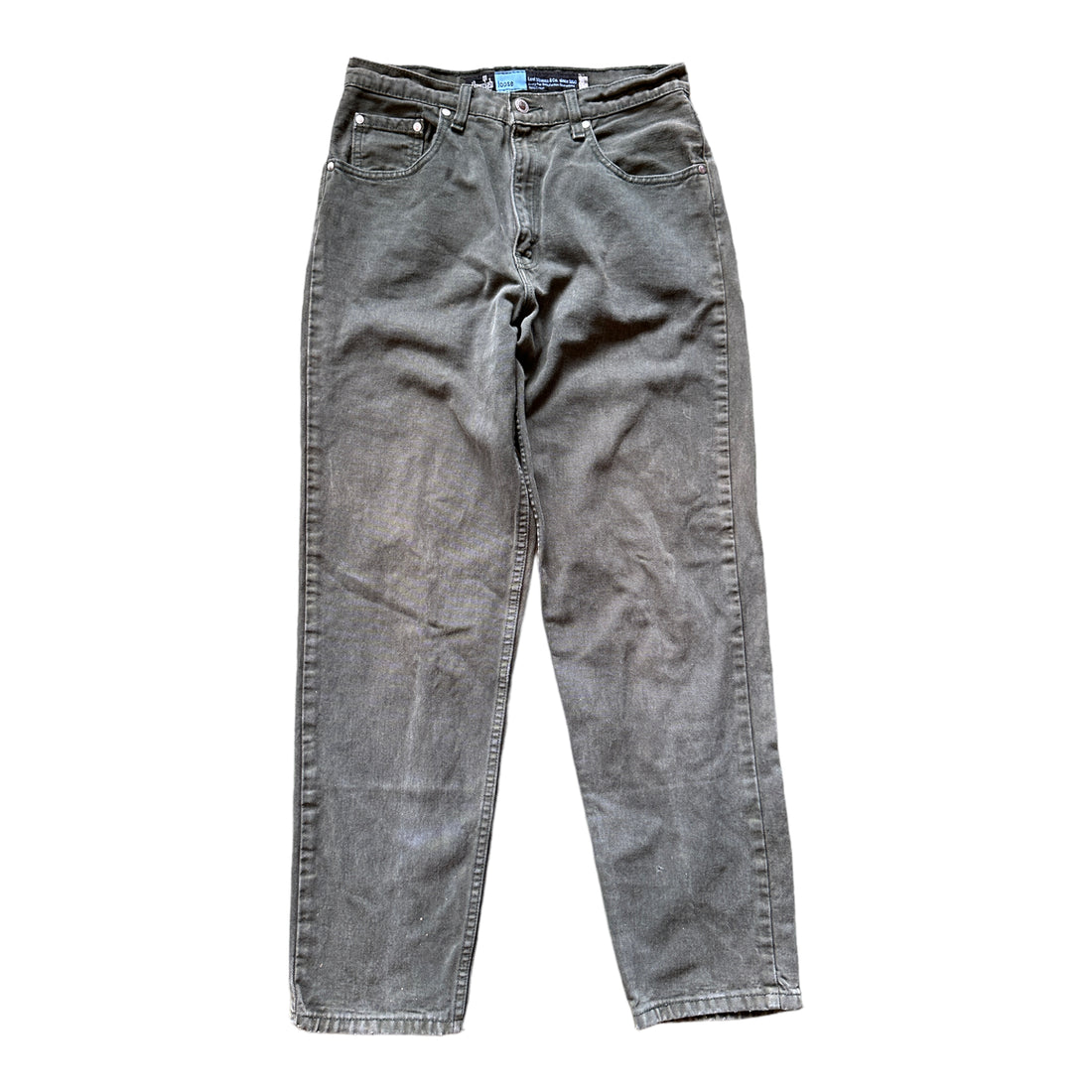 LEVI’S SILVERTAB BAGGY OVERDYED JEANS GREEN ‘30X32’ - 1990S