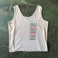 Vintage 1980s Yosemite Tank Top Textile Prints Men's XL