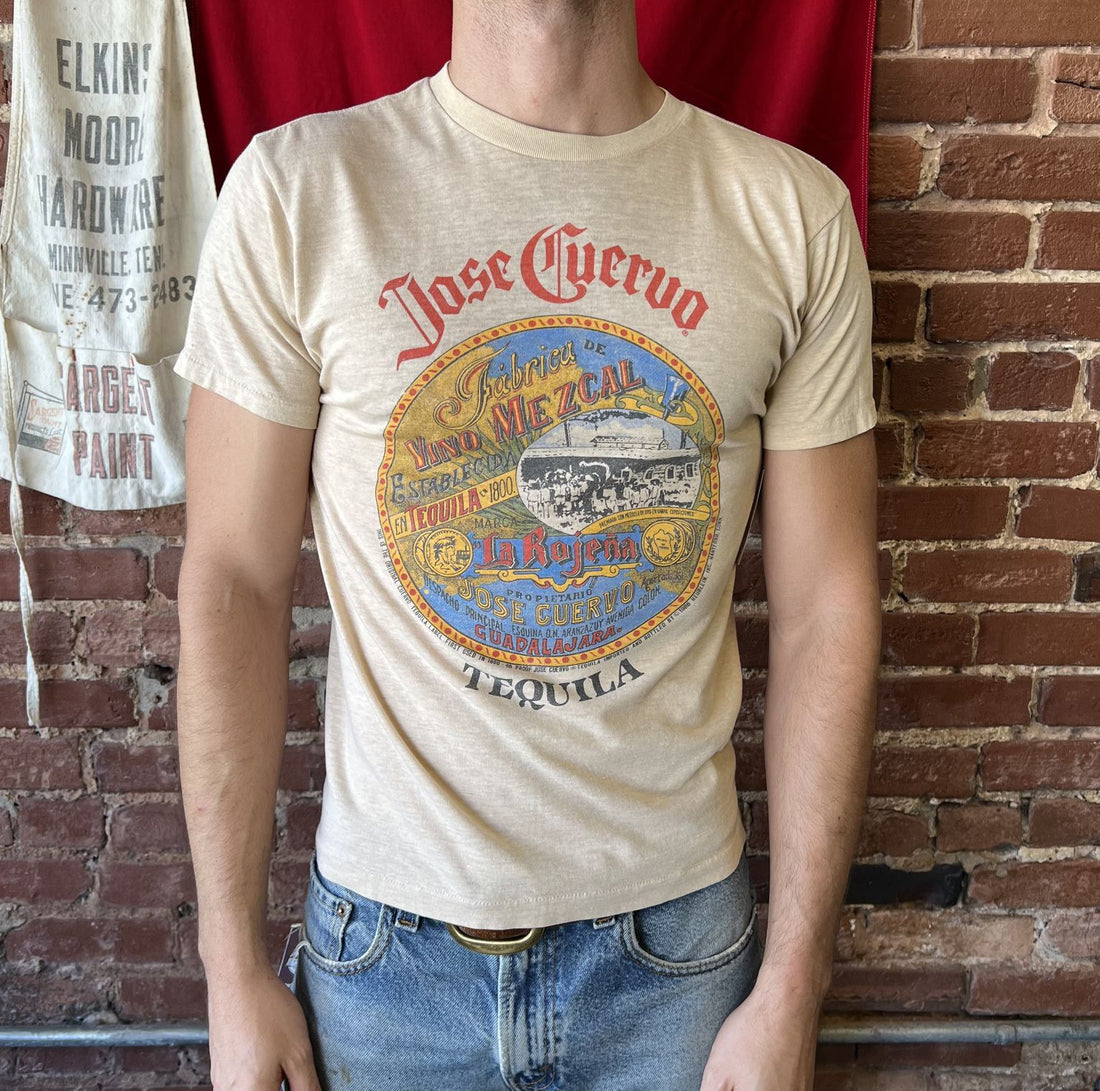 Vintage Single Stitch Jose Cuervo T Shirt 50/50 Men's Medium
