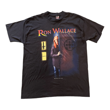 1995 RON WALLACE TEE BLACK ‘XL’ - 1990S