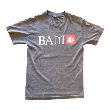 BAM MARGERA ELEMENT TEE GREY ‘SMALL’ - 2000S