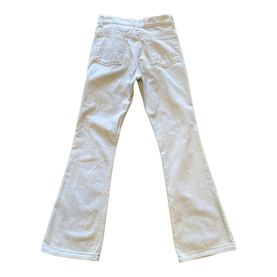 LEVI’S WHITE TAB BELL BOTTOMS BABY BLUE ‘26X33’ - 1970S